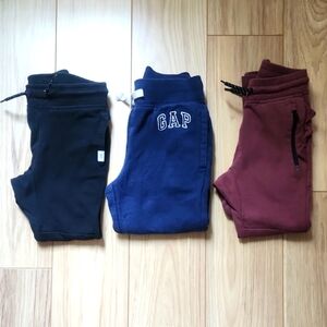 GAP Kids Sweatpant And Fit TECH Trio - Black, Navy, Maroon